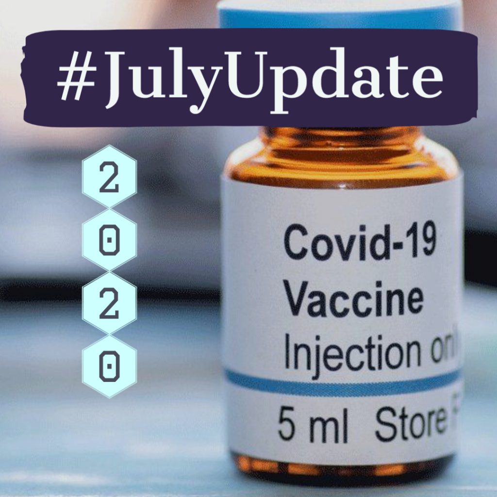 Covid19 Vaccine update July2020